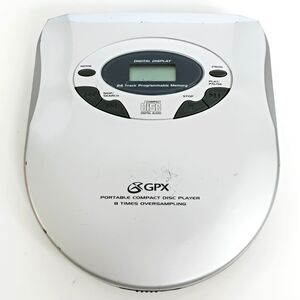 2003 GPX Portable Compact Disc Player CD C3849 8x Oversampling - Tested / Works